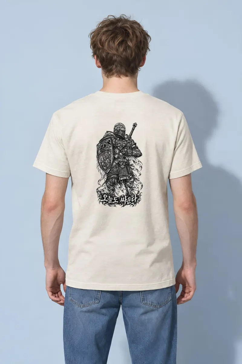 "Today I Fight" Heavyweight Unisex Crewneck T-shirt