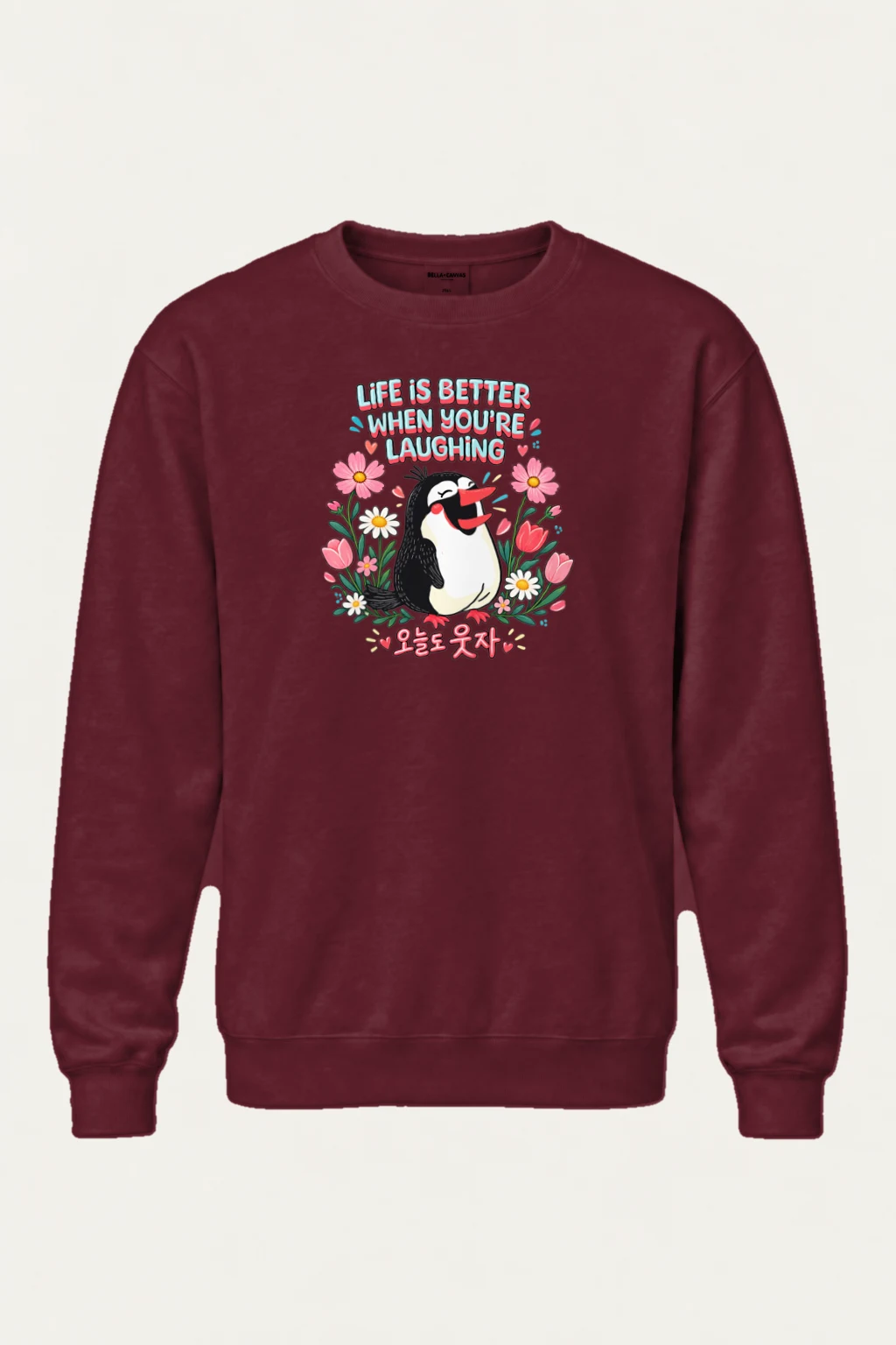 "Today We Laugh" Heavy Blend Unisex Crewneck Sweatshirt | Gildan 18000