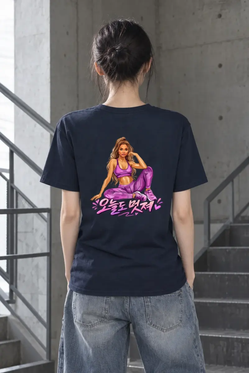 "Today You Look Great" Heavyweight Unisex Crewneck T-shirt