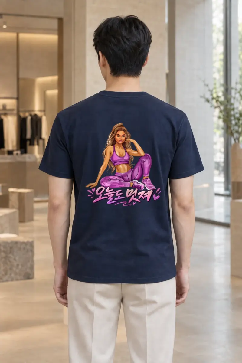 "Today You Look Great" Heavyweight Unisex Crewneck T-shirt