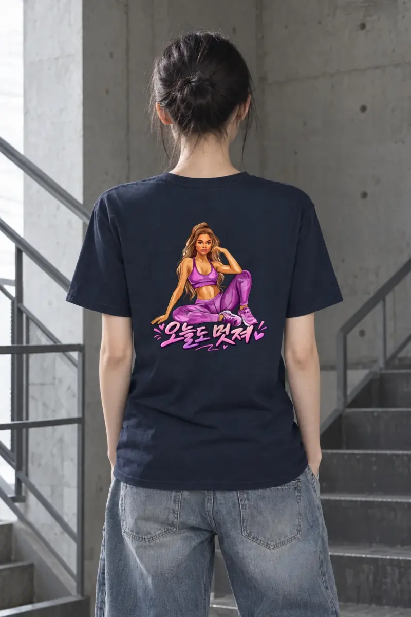 "Today You Look Great" Heavyweight Unisex Crewneck T-shirt