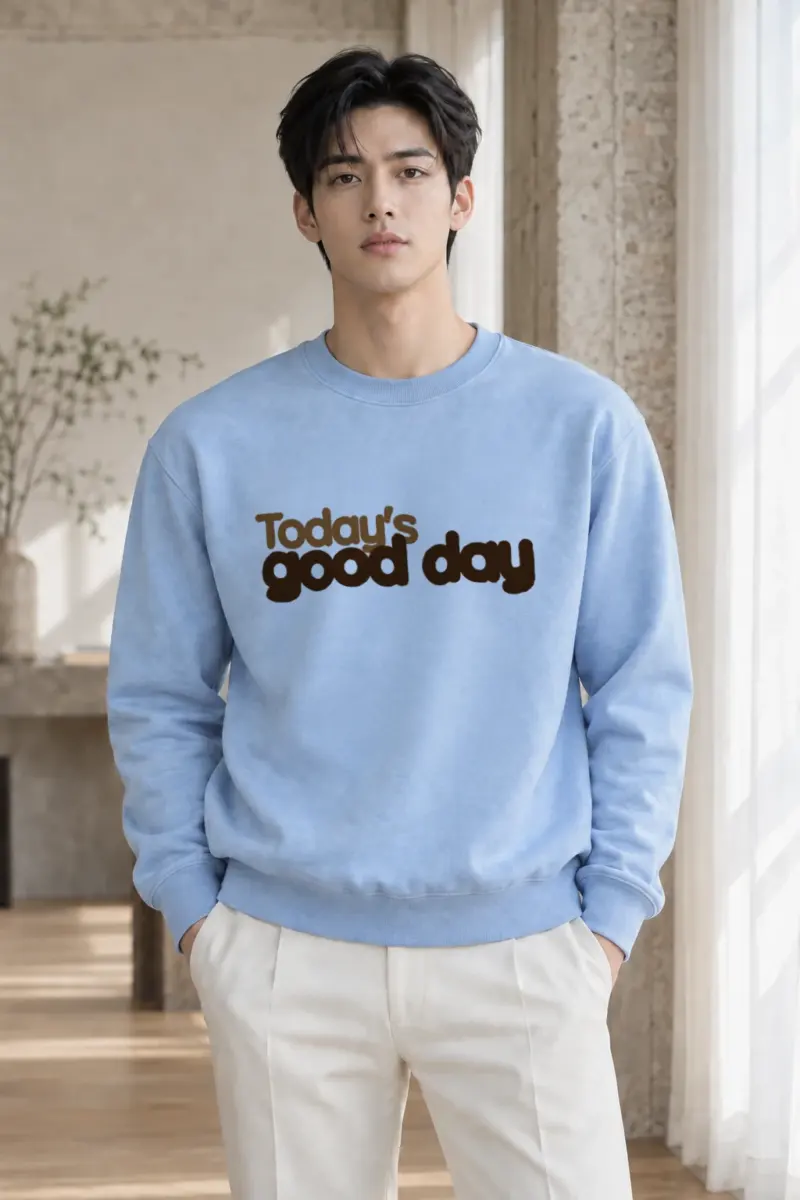 "Today’s Good Day" Heavy Blend Unisex Crewneck Sweatshirt | Gildan 18000