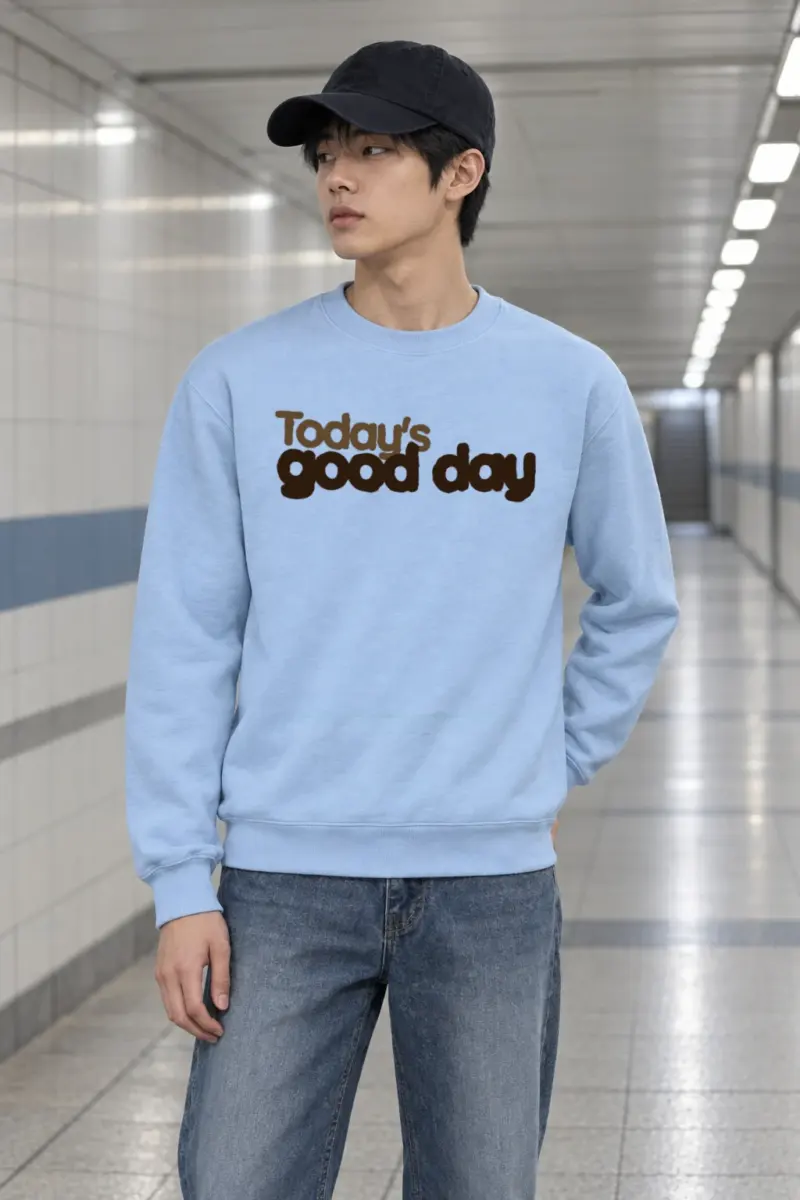 "Today’s Good Day" Heavy Blend Unisex Crewneck Sweatshirt