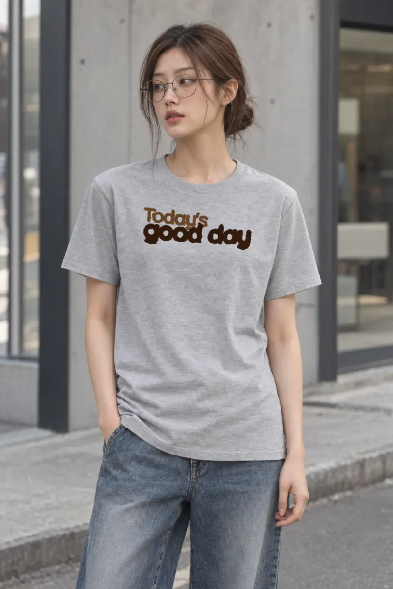 "Today’s Good Day" Heavyweight Unisex Crewneck T-shirt
