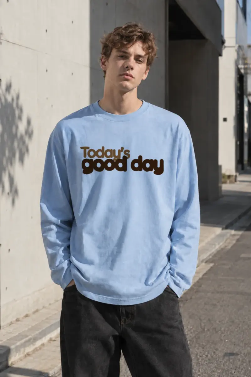 “Today’s Good Day” Unisex Longsleeve T-shirt | Gildan 2400
