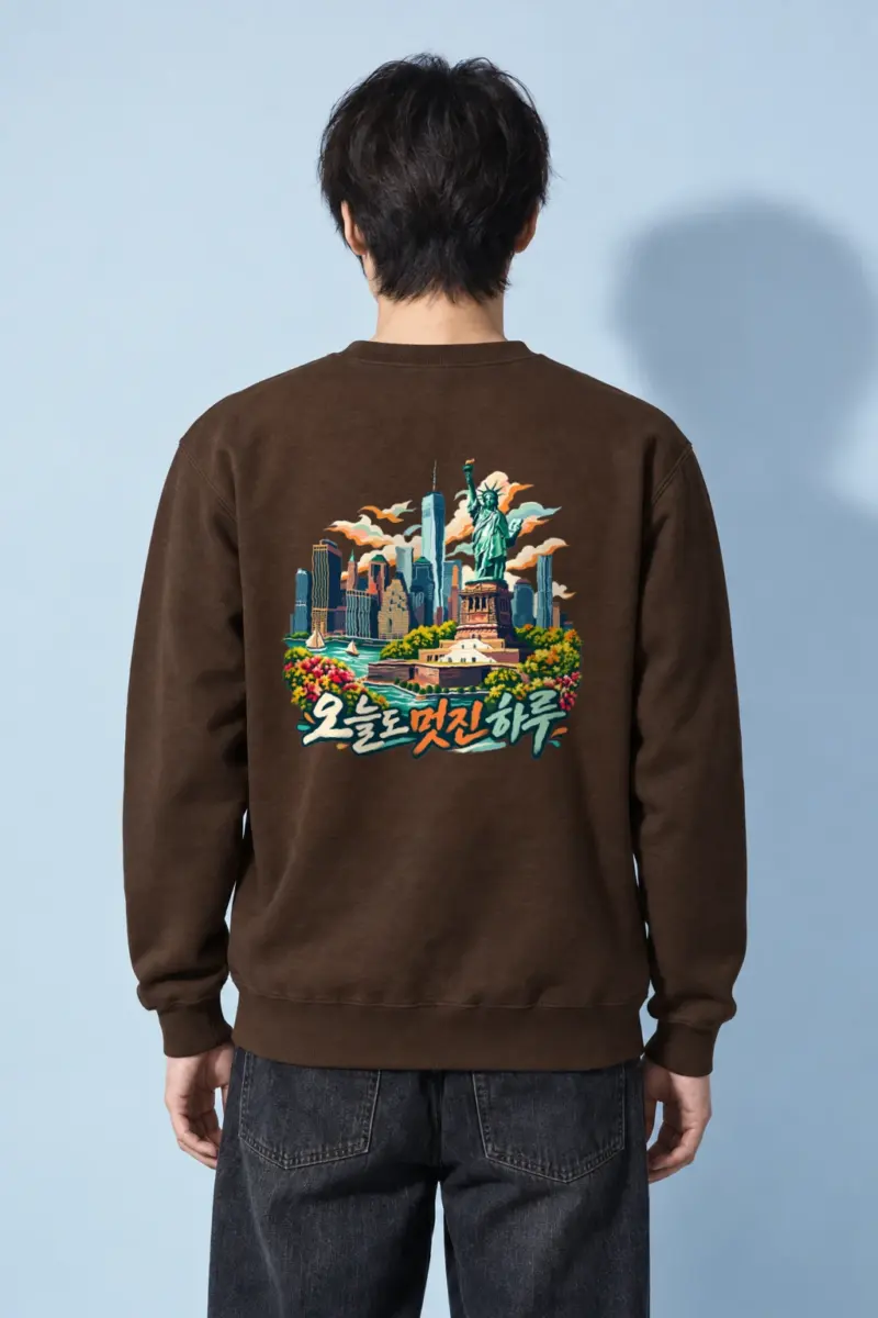 "Today’s Great Day" Heavy Blend Unisex Crewneck Sweatshirt