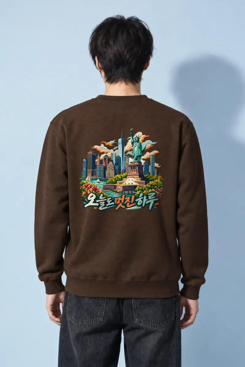 "Today’s Great Day" Heavy Blend Unisex Crewneck Sweatshirt