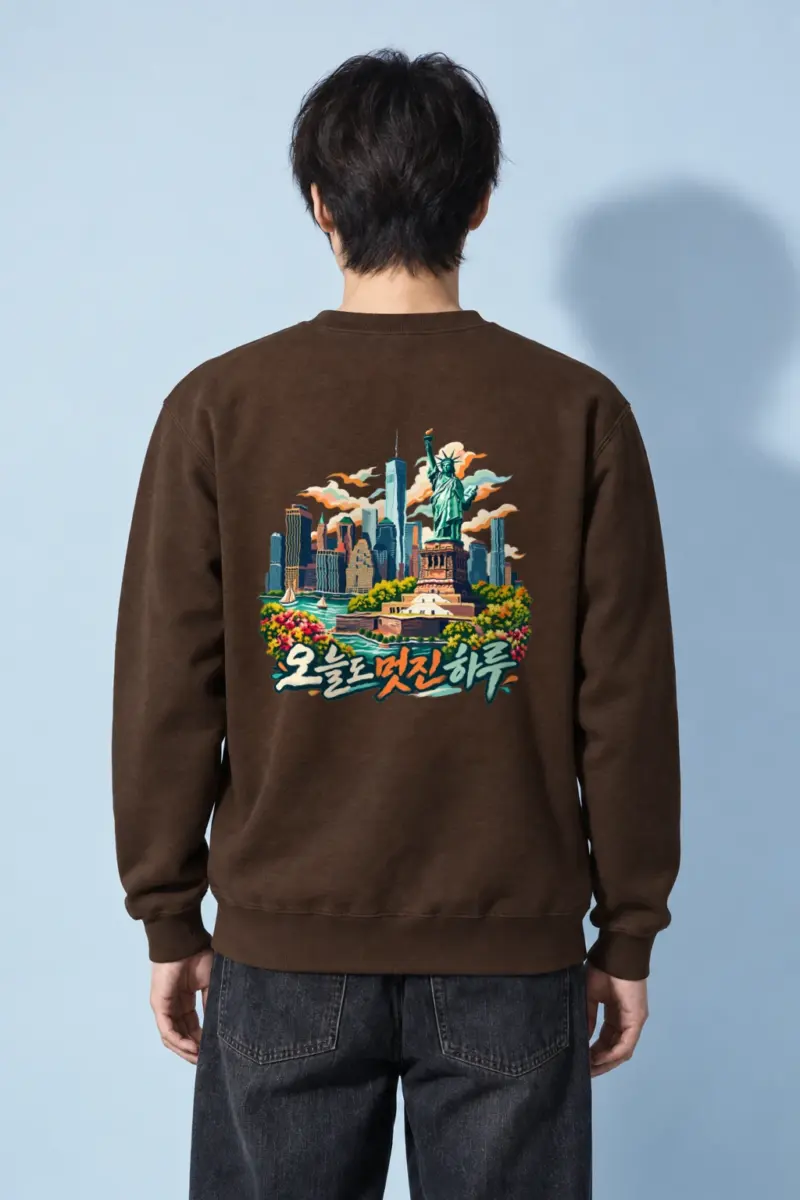 "Today’s Great Day" Heavy Blend Unisex Crewneck Sweatshirt