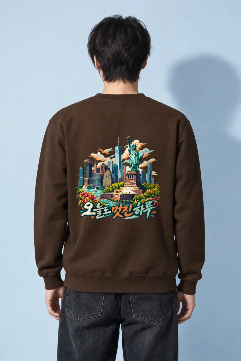 "Today’s Great Day" Heavy Blend Unisex Crewneck Sweatshirt