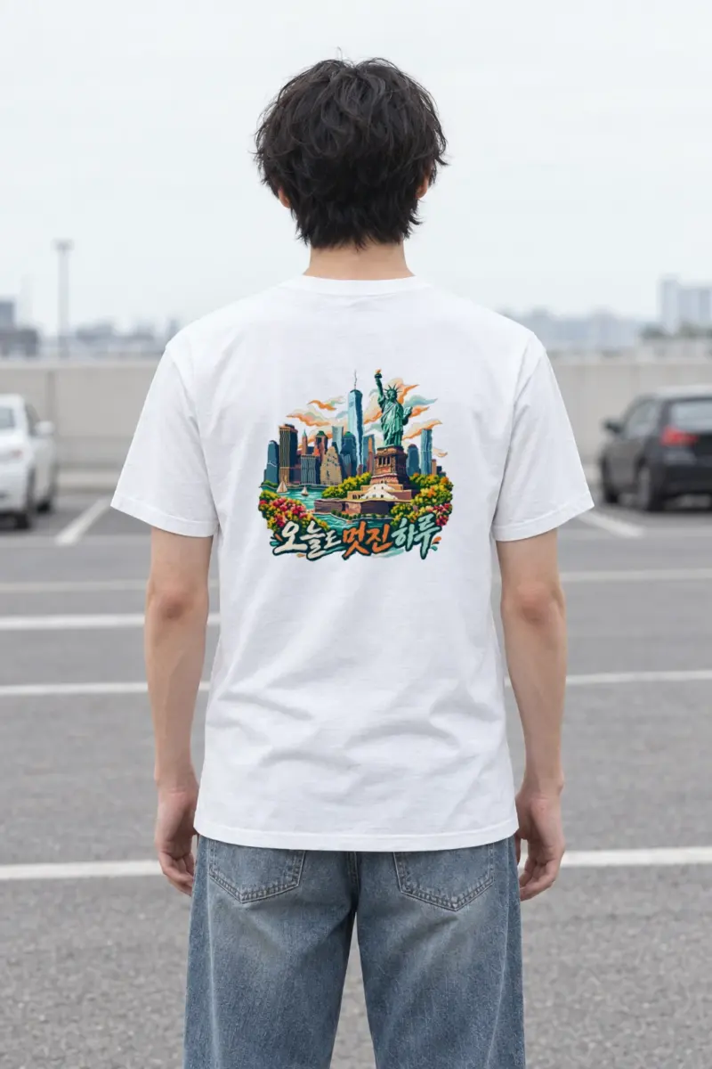 "Today’s Great Day" Heavyweight Unisex Crewneck T-shirt