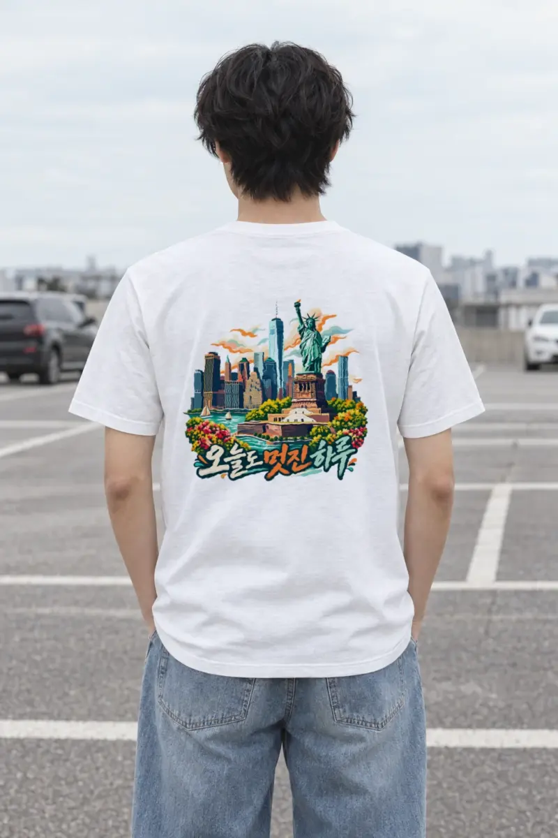 "Today’s Great Day" Heavyweight Unisex Crewneck T-shirt | Gildan 5000