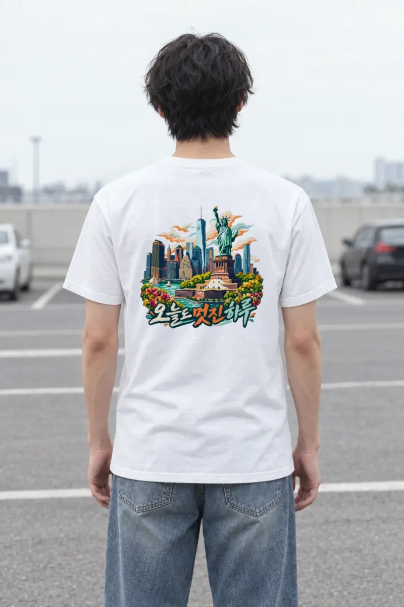 "Today’s Great Day" Heavyweight Unisex Crewneck T-shirt