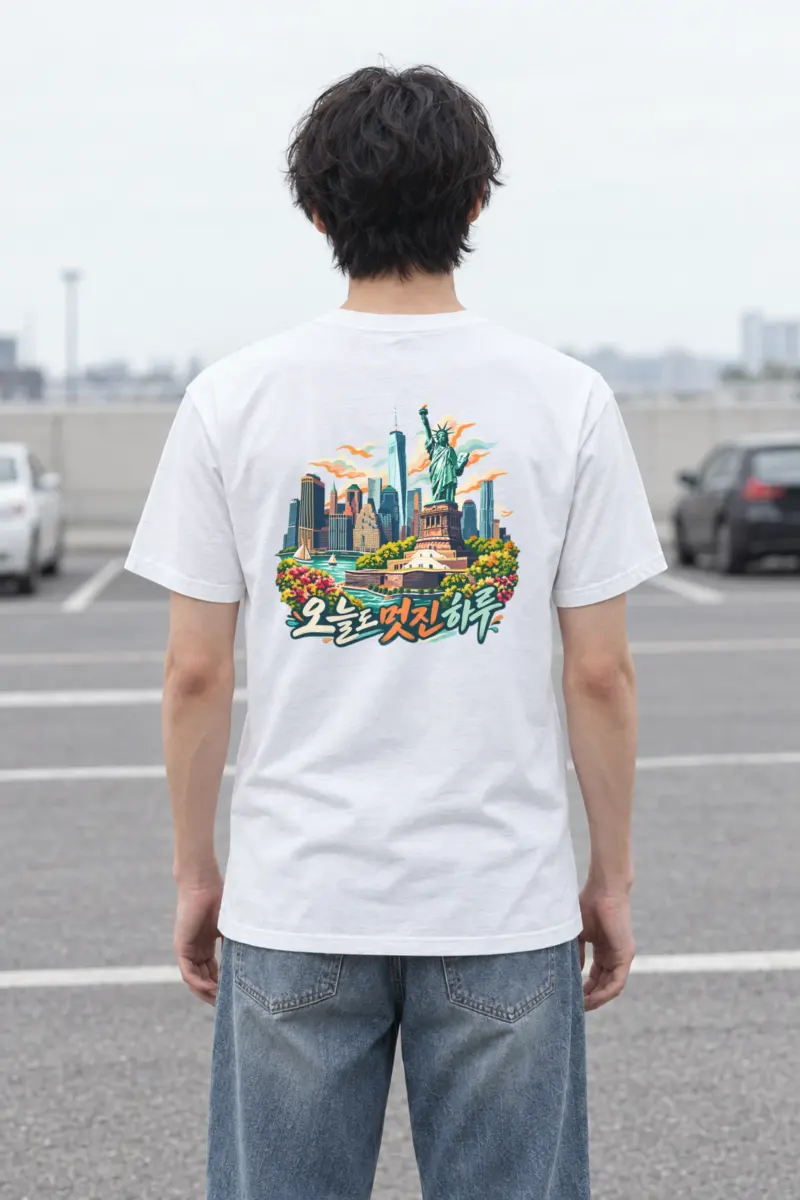 "Today’s Great Day" Heavyweight Unisex Crewneck T-shirt