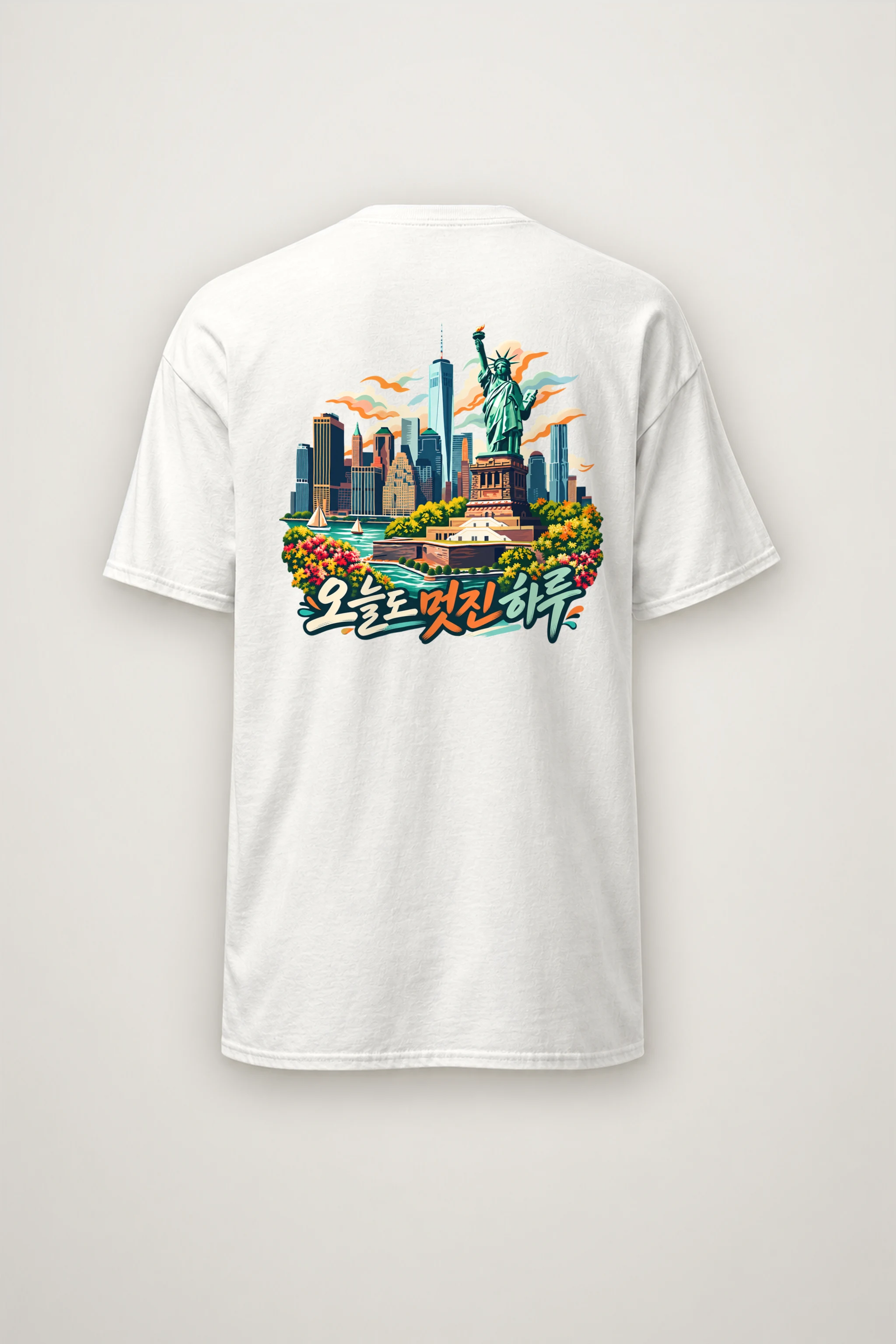 "Today’s Great Day" Heavyweight Unisex Crewneck T-shirt