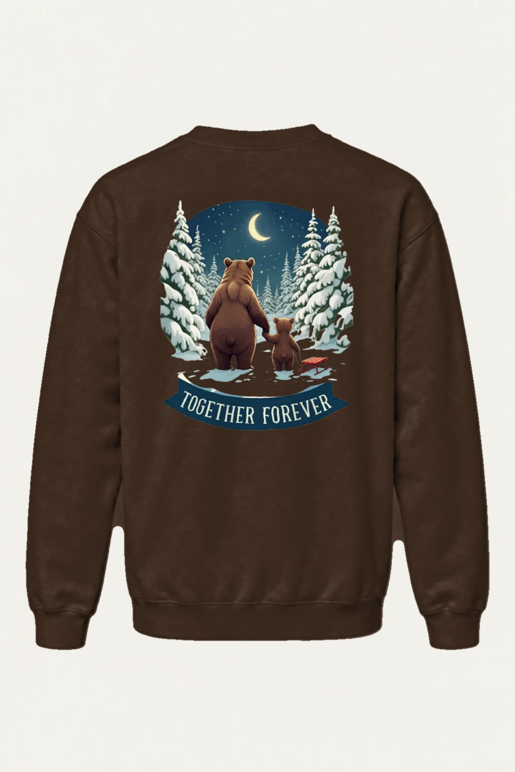 "Together Forever" Heavy Blend Unisex Crewneck Sweatshirt | Gildan 18000