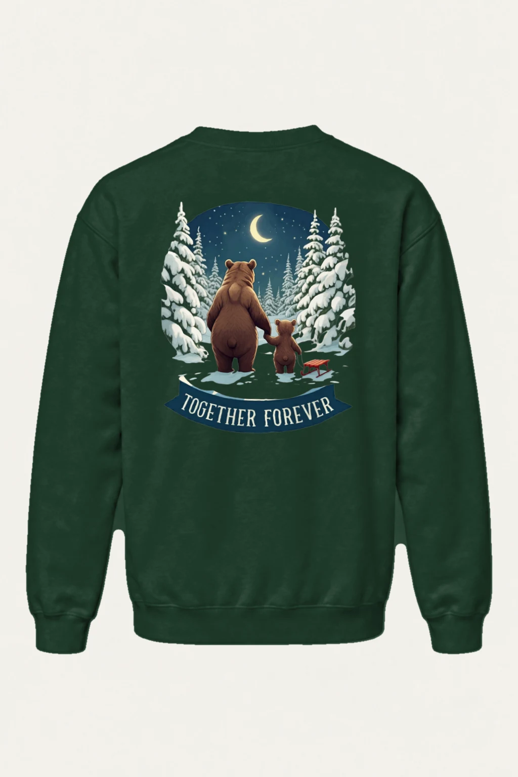 "Together Forever" Heavy Blend Unisex Crewneck Sweatshirt | Gildan 18000