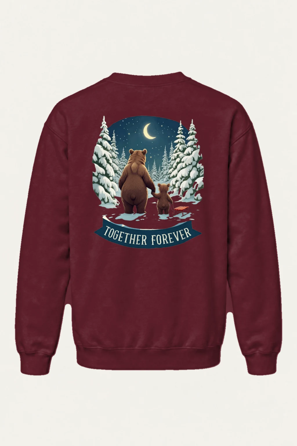 "Together Forever" Heavy Blend Unisex Crewneck Sweatshirt | Gildan 18000