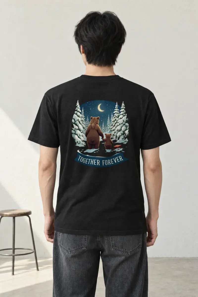 "Together Forever" Heavyweight Unisex Crewneck T-shirt