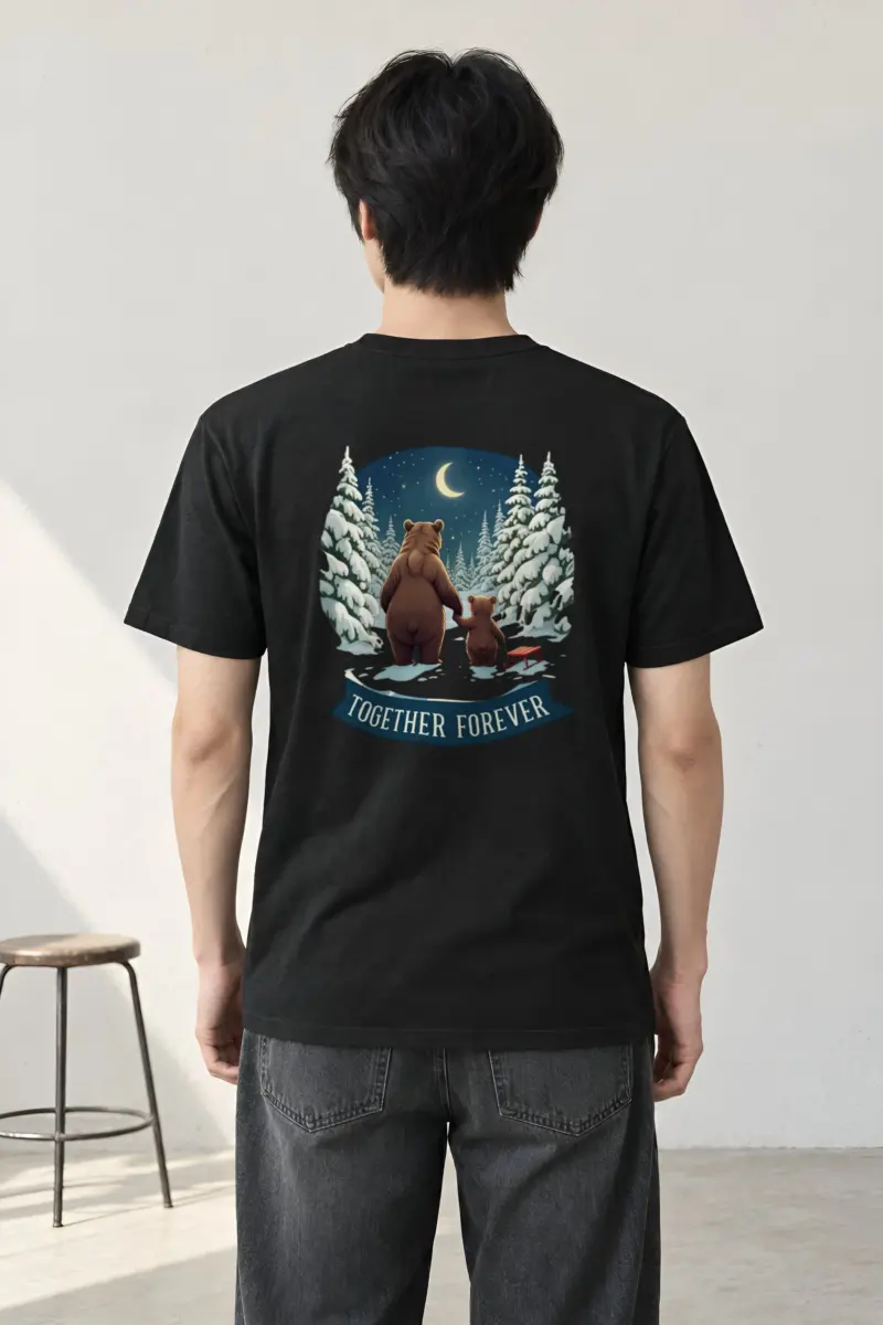 "Together Forever" Heavyweight Unisex Crewneck T-shirt