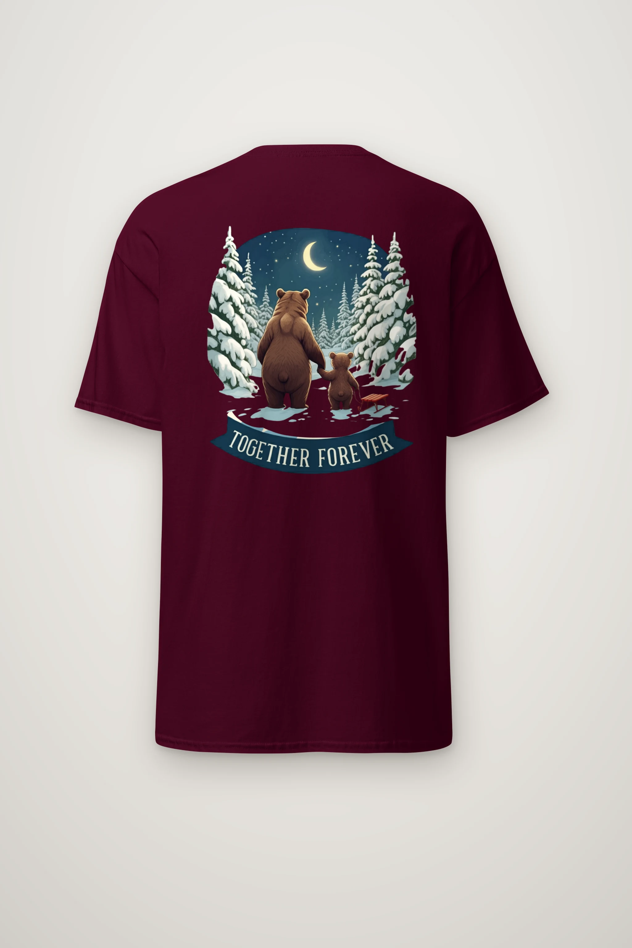 "Together Forever" Heavyweight Unisex Crewneck T-shirt