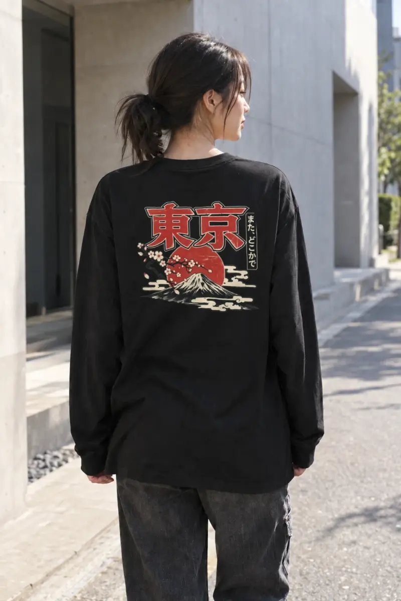 "Tokyo, See You Again" Unisex Longsleeve T-shirt | Gildan 2400