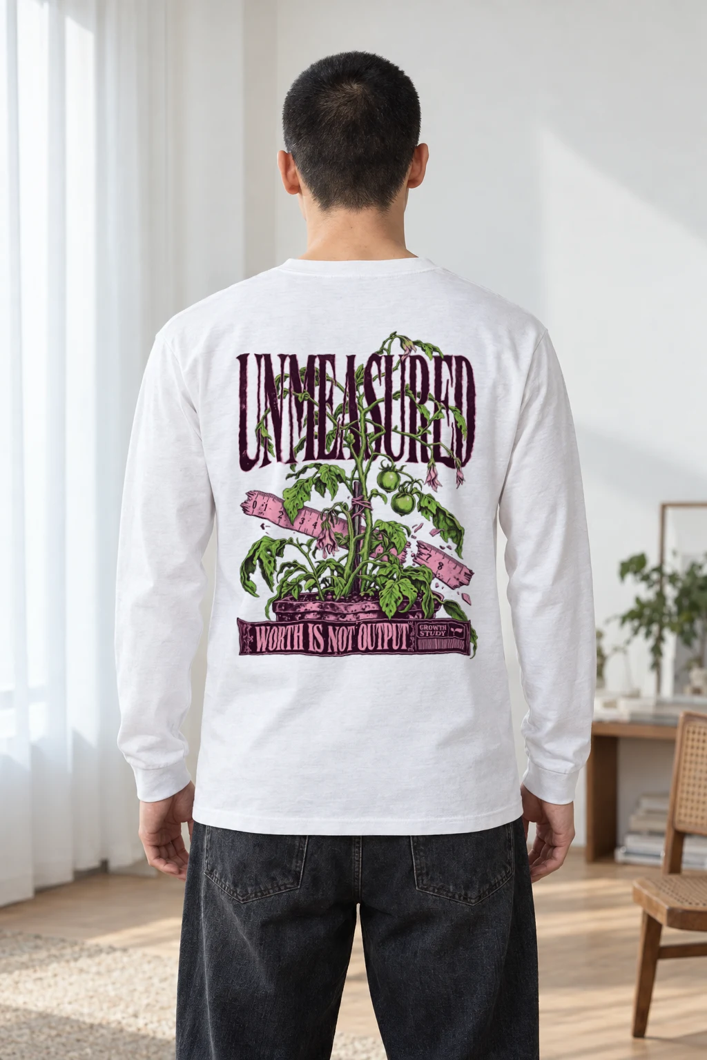 "Tomato Growth Study" Unisex Longsleeve T-shirt | Gildan 2400