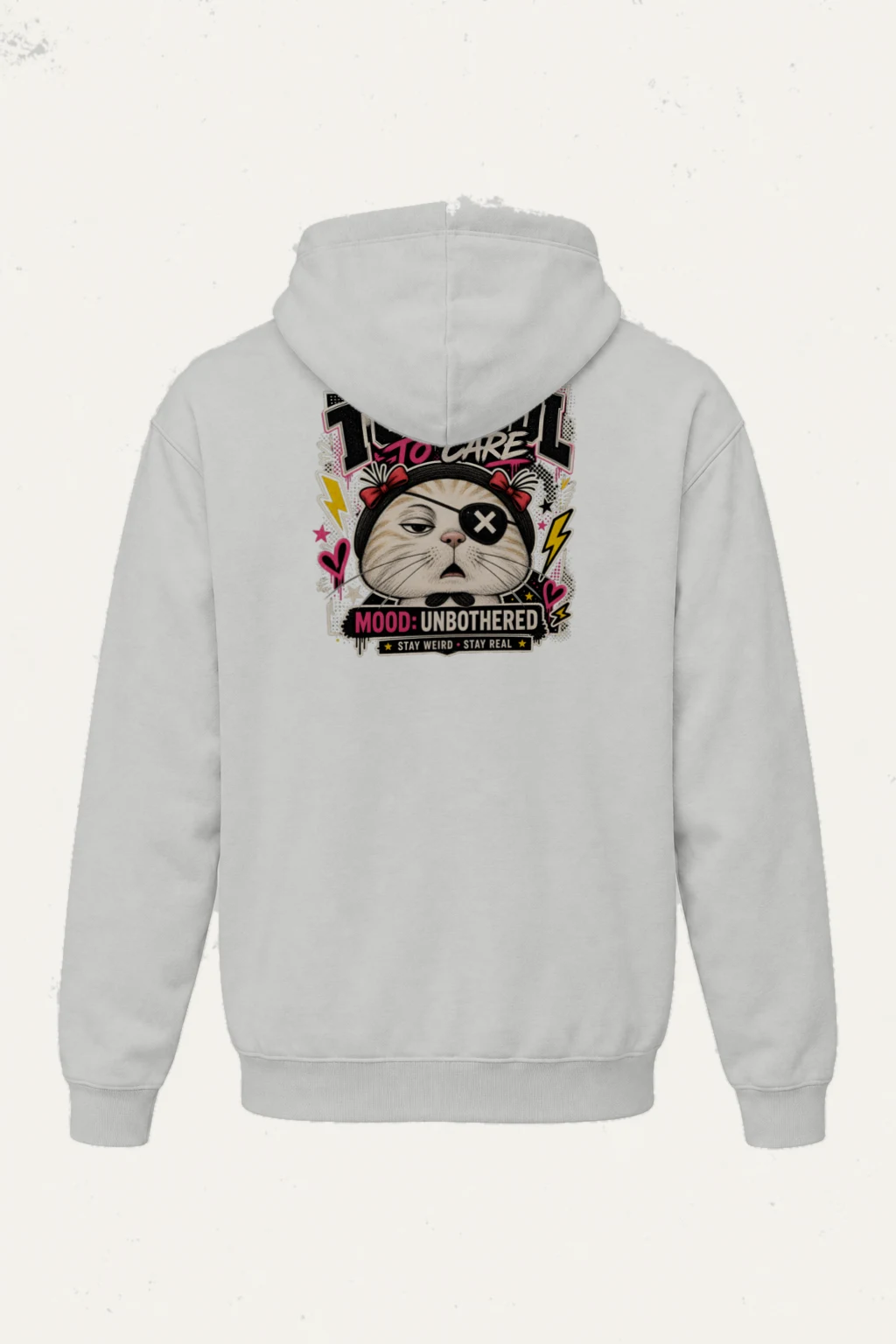 "Too Cool To Care" Heavy Blend Unisex Pullover Hoodie | Gildan 18500