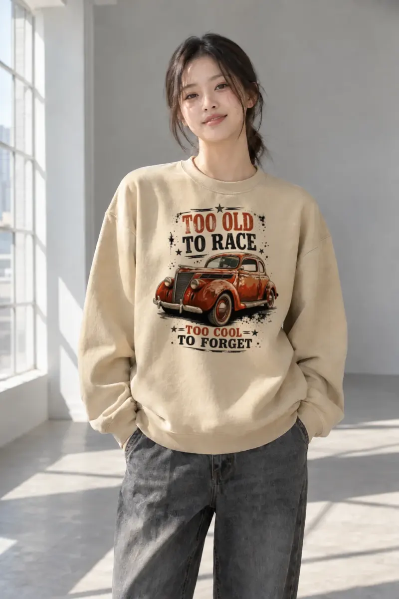 "Too Cool To Forget" Heavy Blend Unisex Crewneck Sweatshirt | Gildan 18000