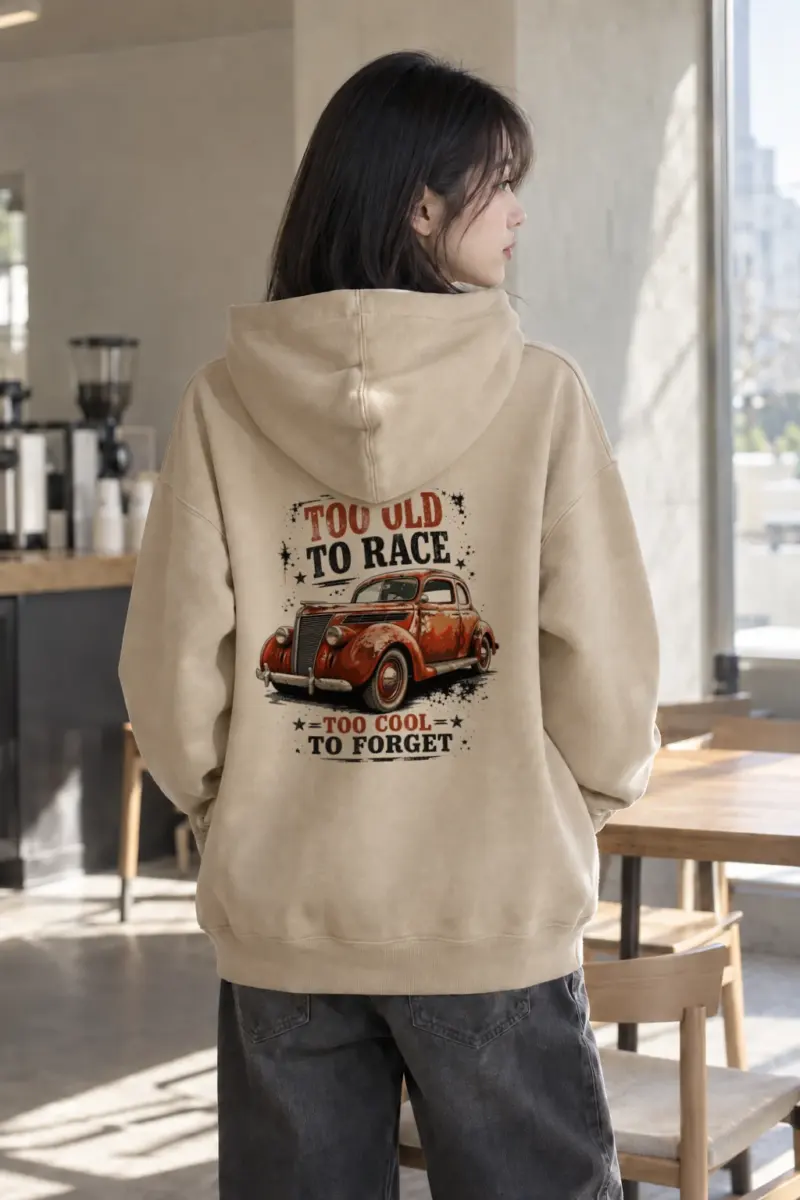 "Too Cool To Forget" Heavy Blend Unisex Pullover Hoodie | Gildan 18500