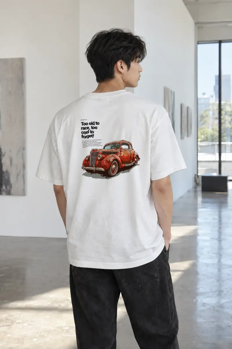 "Too Cool To Forget" Heavyweight Unisex Crewneck T-shirt | Gildan 5000