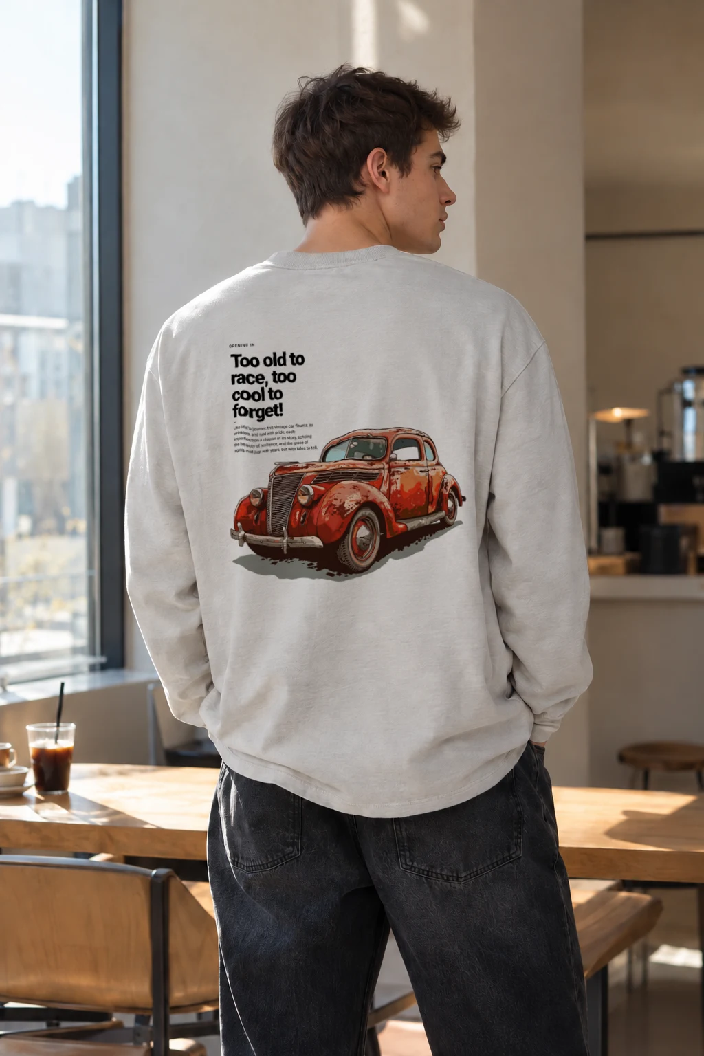 "Too Cool To Forget" Unisex Longsleeve T-shirt | Gildan 2400