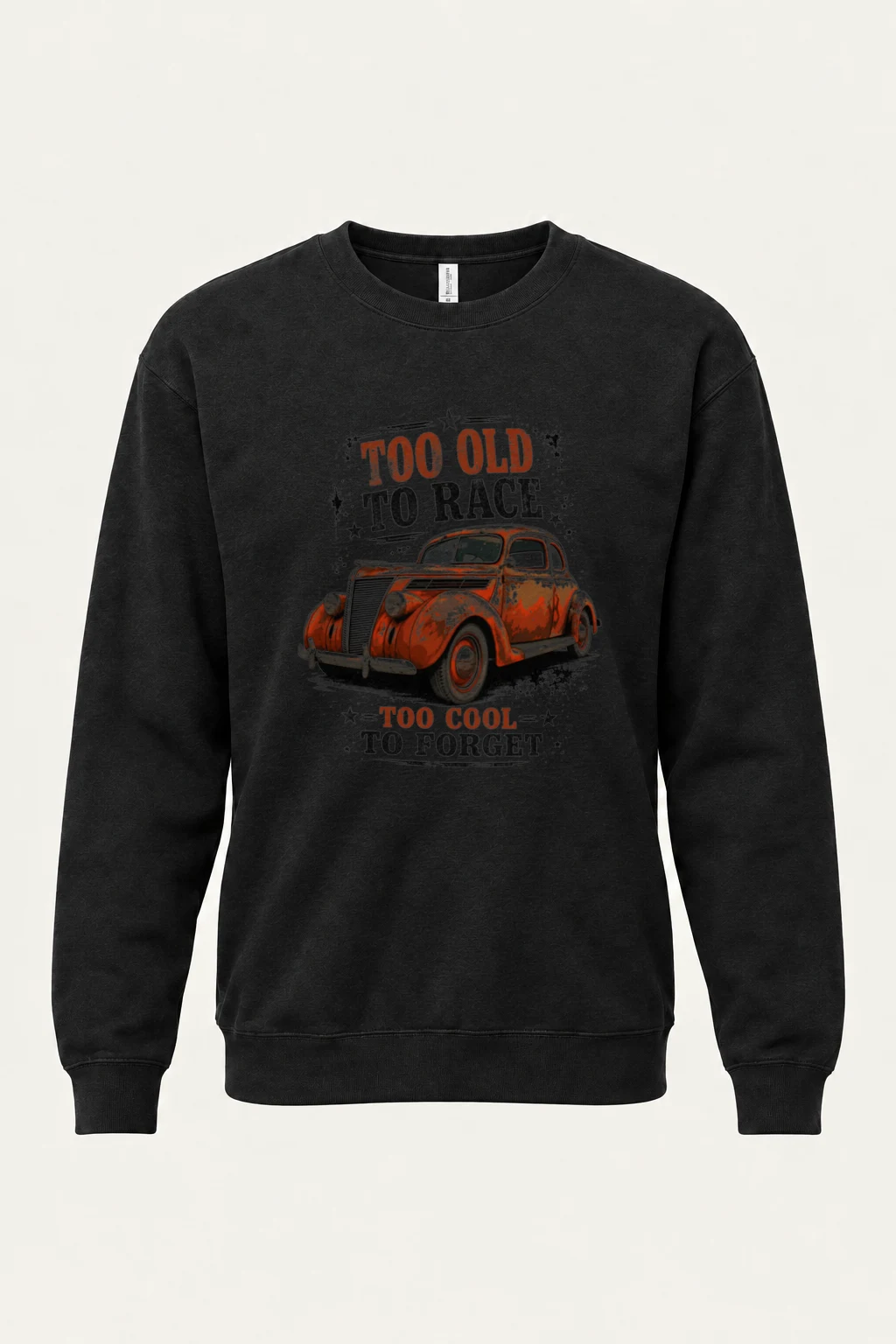 "Too Cool To Forget" Unisex Sponge Fleece Crewneck Sweatshirt | Bella + Canvas 3901