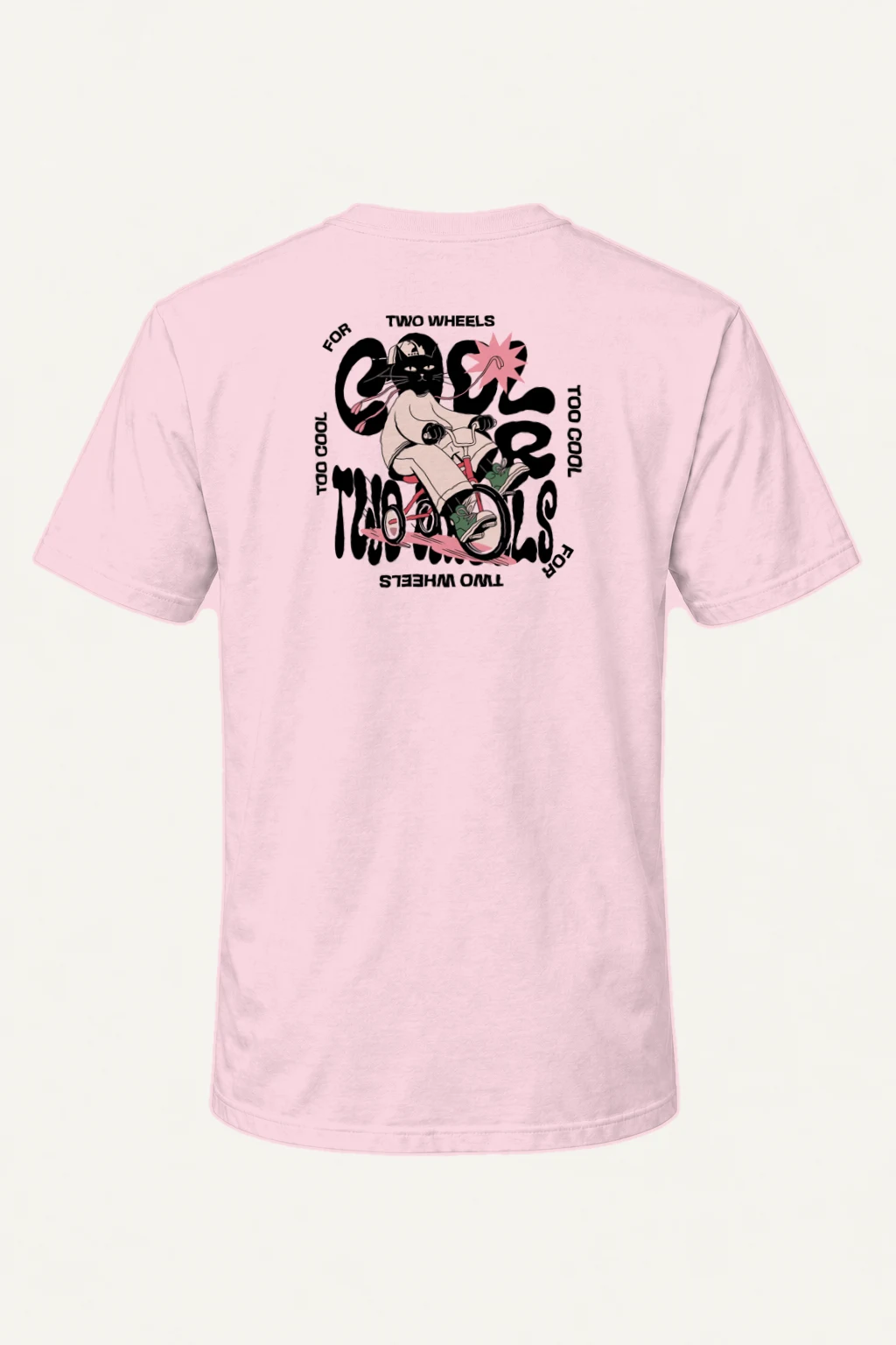 "Too Cool Two Wheels" Heavyweight Unisex Crewneck T-shirt | Gildan 5000