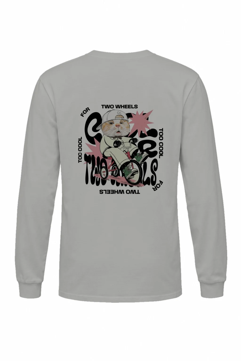 "Too Cool Two Wheels" Unisex Longsleeve T-shirt | Gildan 2400