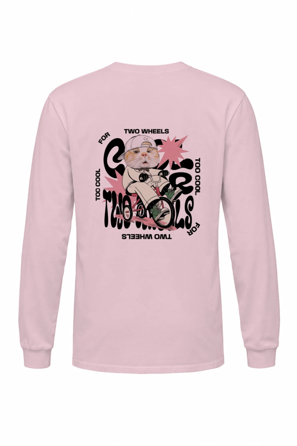 "Too Cool Two Wheels" Unisex Longsleeve T-shirt | Gildan 2400