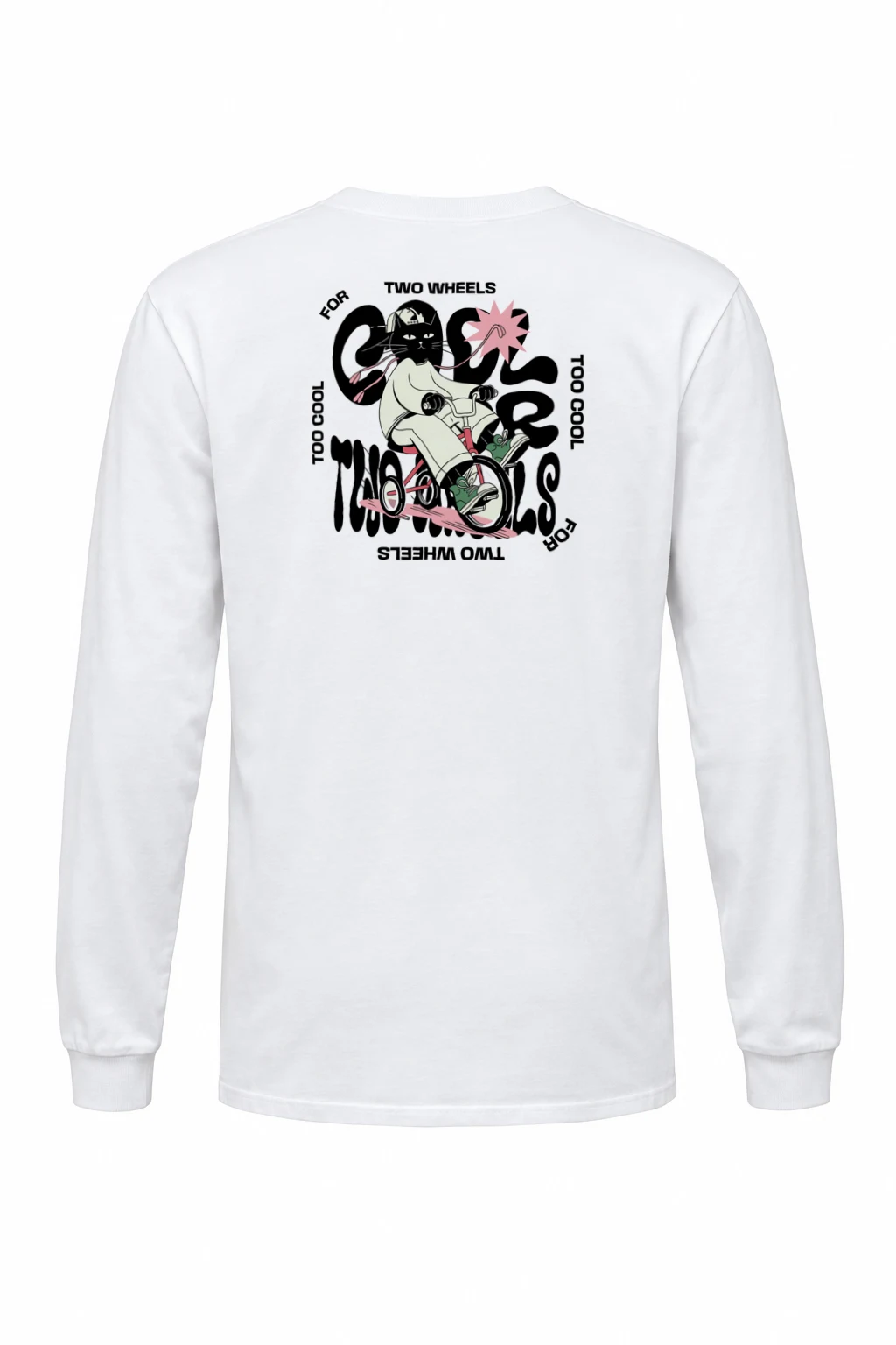 "Too Cool Two Wheels" Unisex Longsleeve T-shirt | Gildan 2400