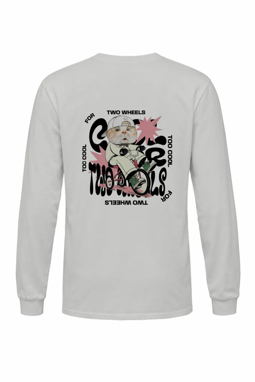 "Too Cool Two Wheels" Unisex Longsleeve T-shirt | Gildan 2400