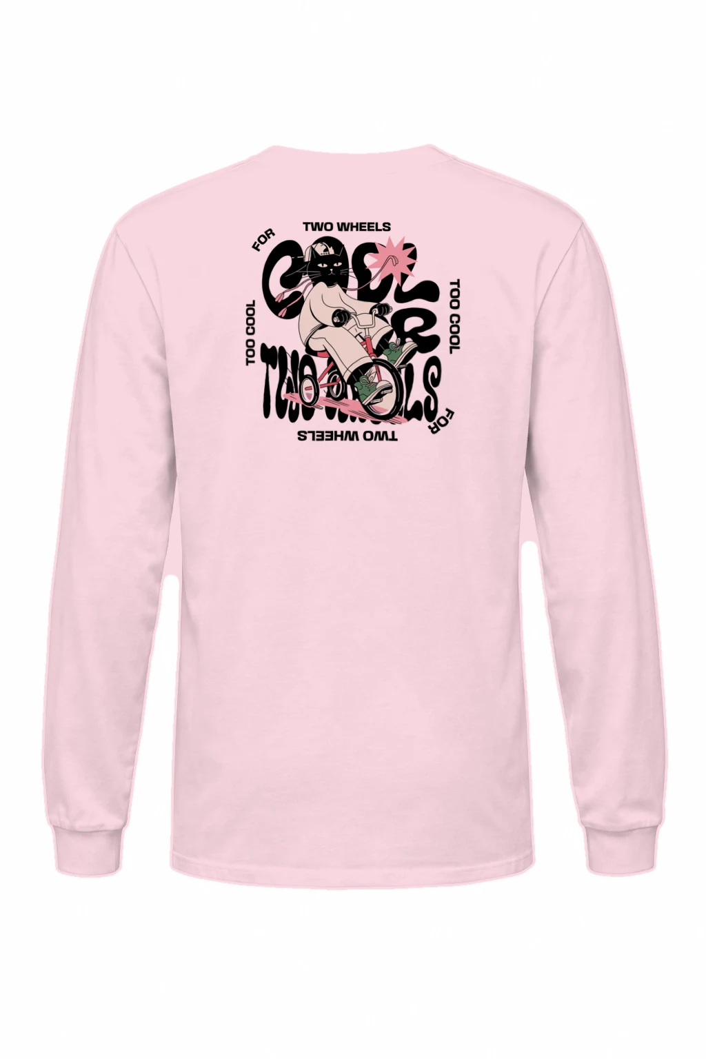 "Too Cool Two Wheels" Unisex Longsleeve T-shirt | Gildan 2400