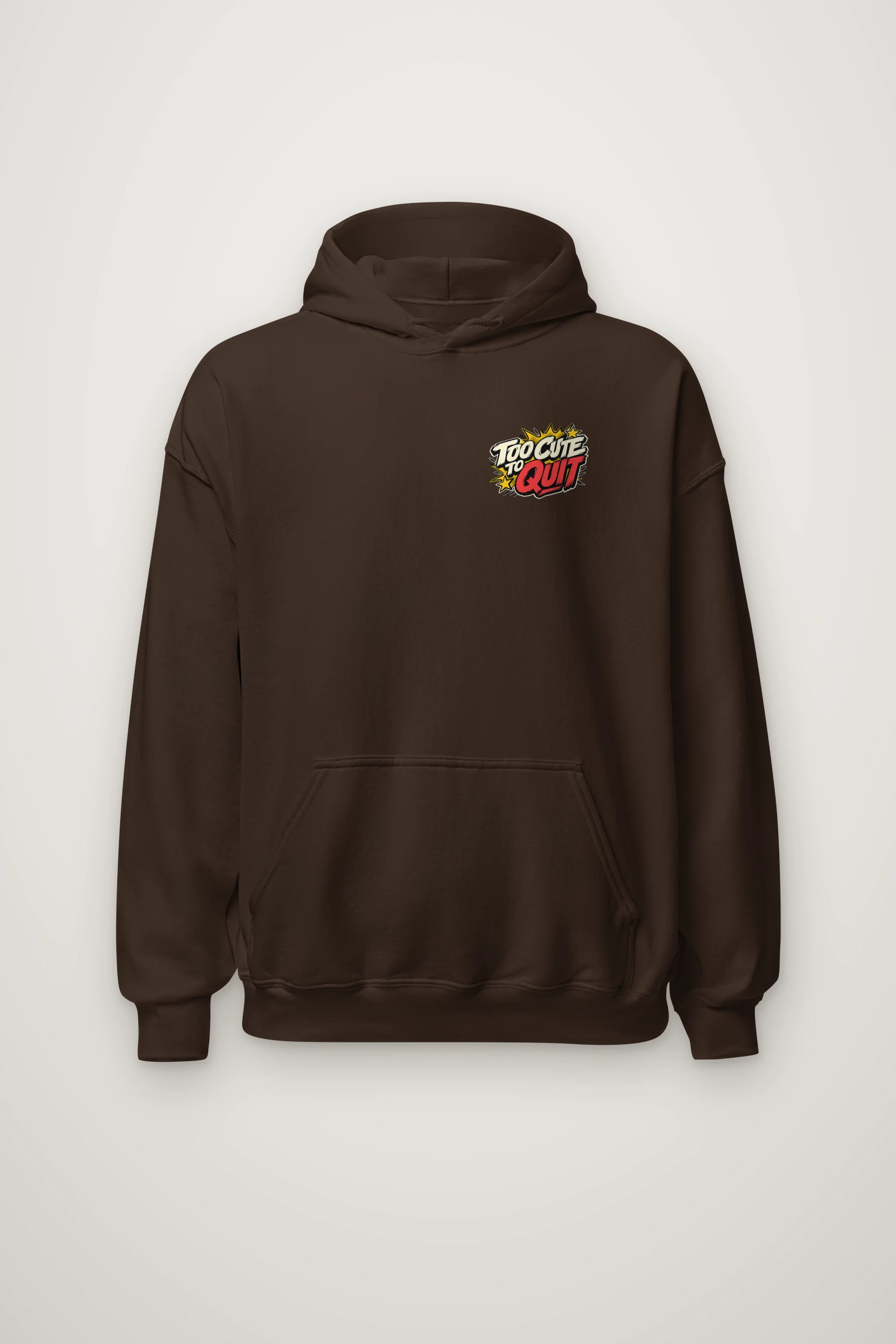 "Too Cute To Quit" Heavy Blend Unisex Pullover Hoodie
