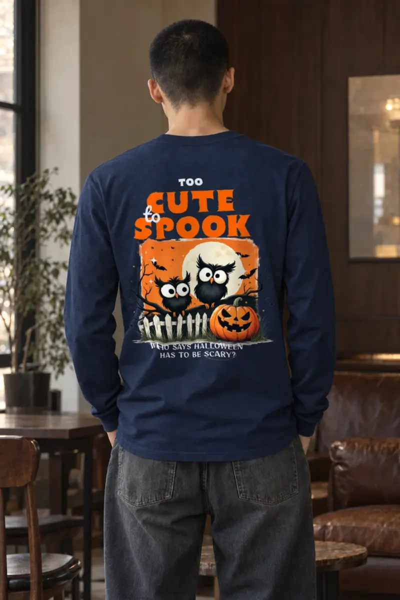 "Too Cute To Spook" Unisex Longsleeve T-shirt | Gildan 2400