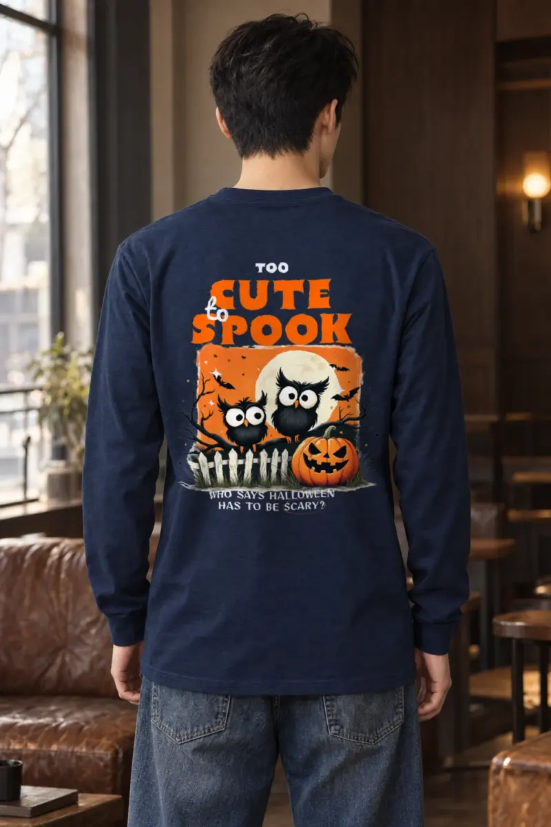 "Too Cute To Spook" Unisex Longsleeve T-shirt