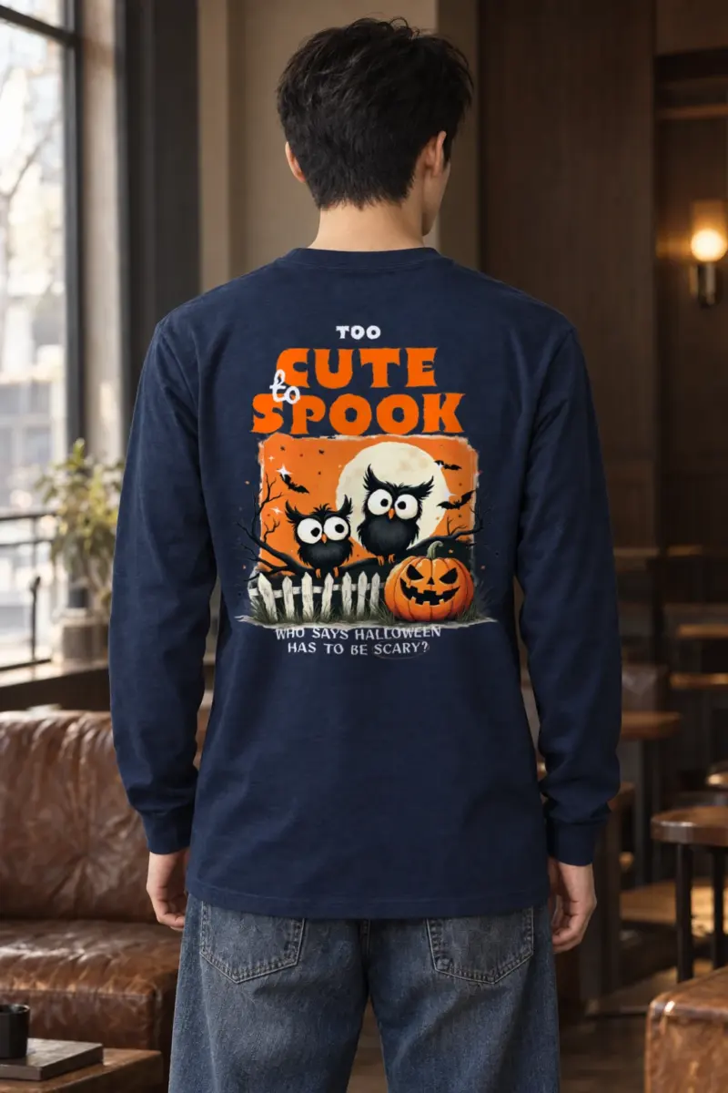 "Too Cute To Spook" Unisex Longsleeve T-shirt