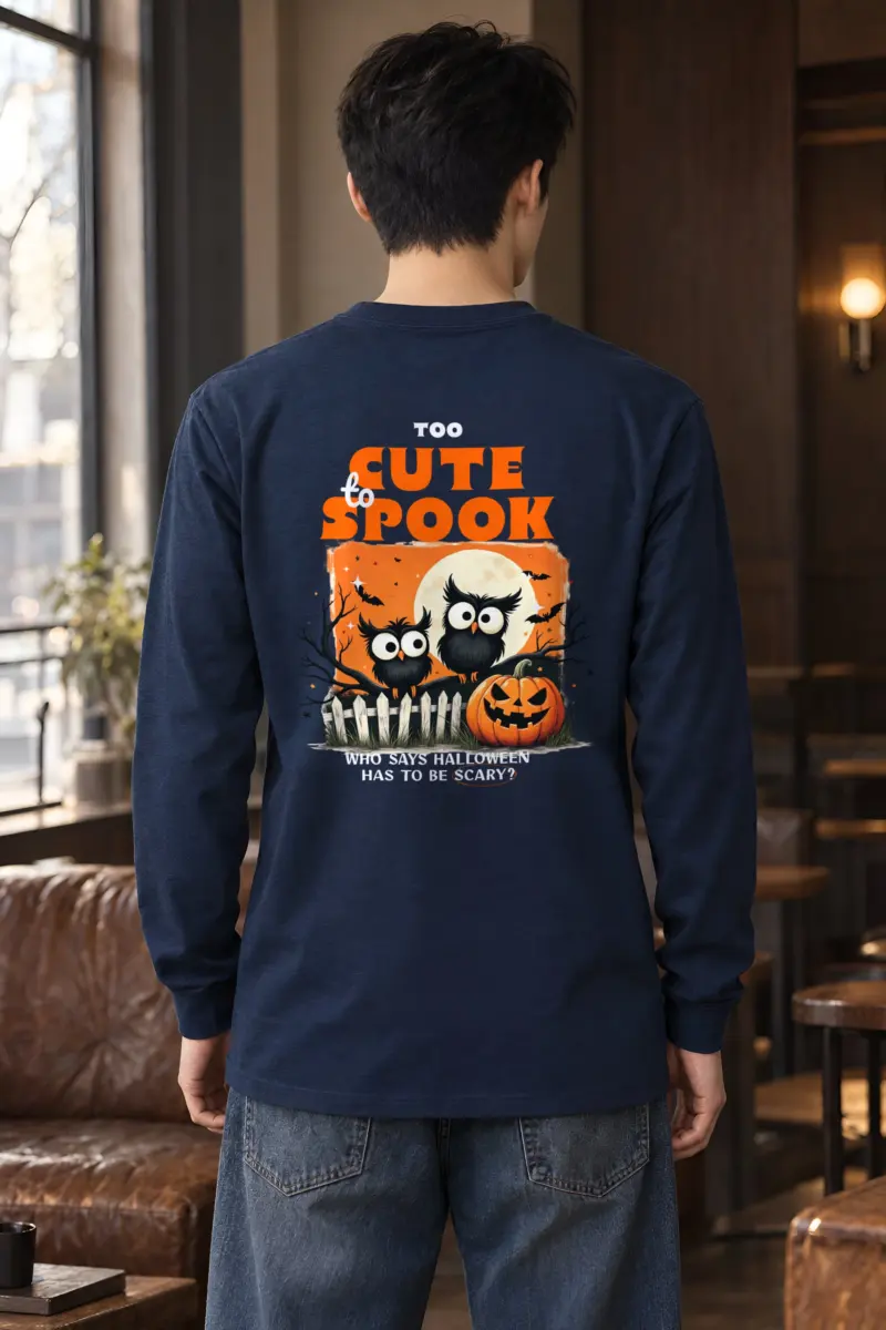 "Too Cute To Spook" Unisex Longsleeve T-shirt