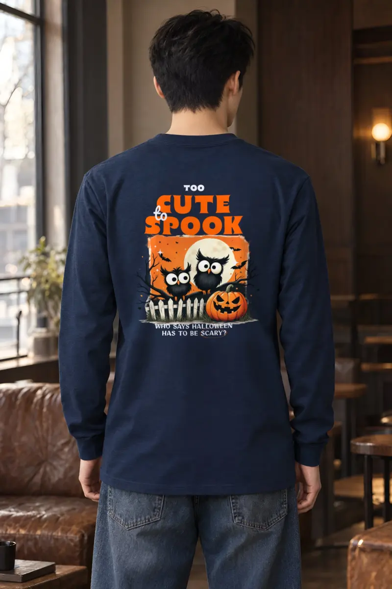 "Too Cute To Spook" Unisex Longsleeve T-shirt