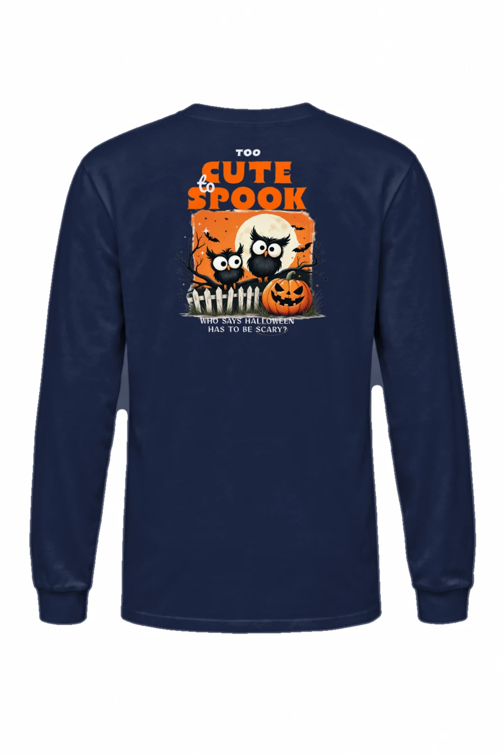 "Too Cute To Spook" Unisex Longsleeve T-shirt | Gildan 2400