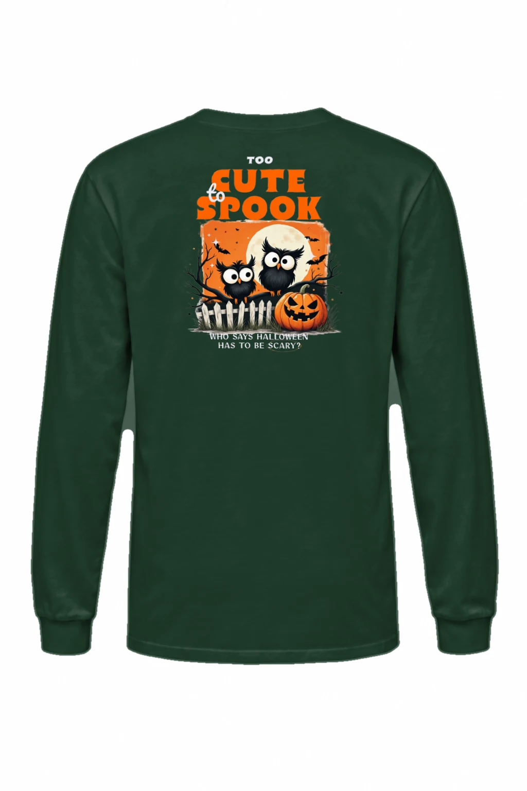 "Too Cute To Spook" Unisex Longsleeve T-shirt | Gildan 2400