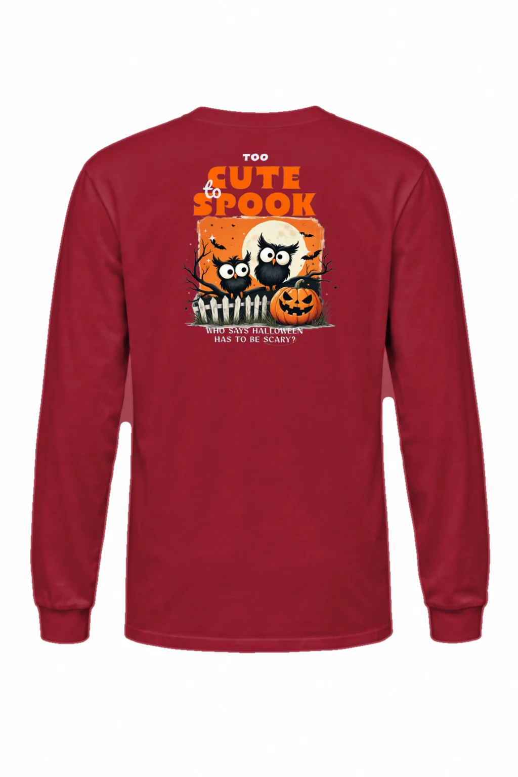 "Too Cute To Spook" Unisex Longsleeve T-shirt | Gildan 2400