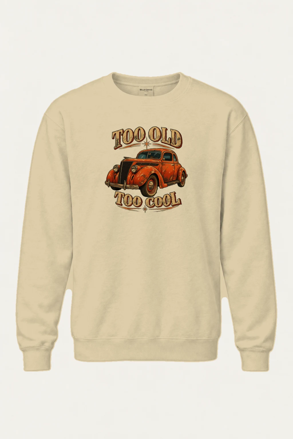 "Too Old Too Cool" Heavy Blend Unisex Crewneck Sweatshirt | Gildan 18000