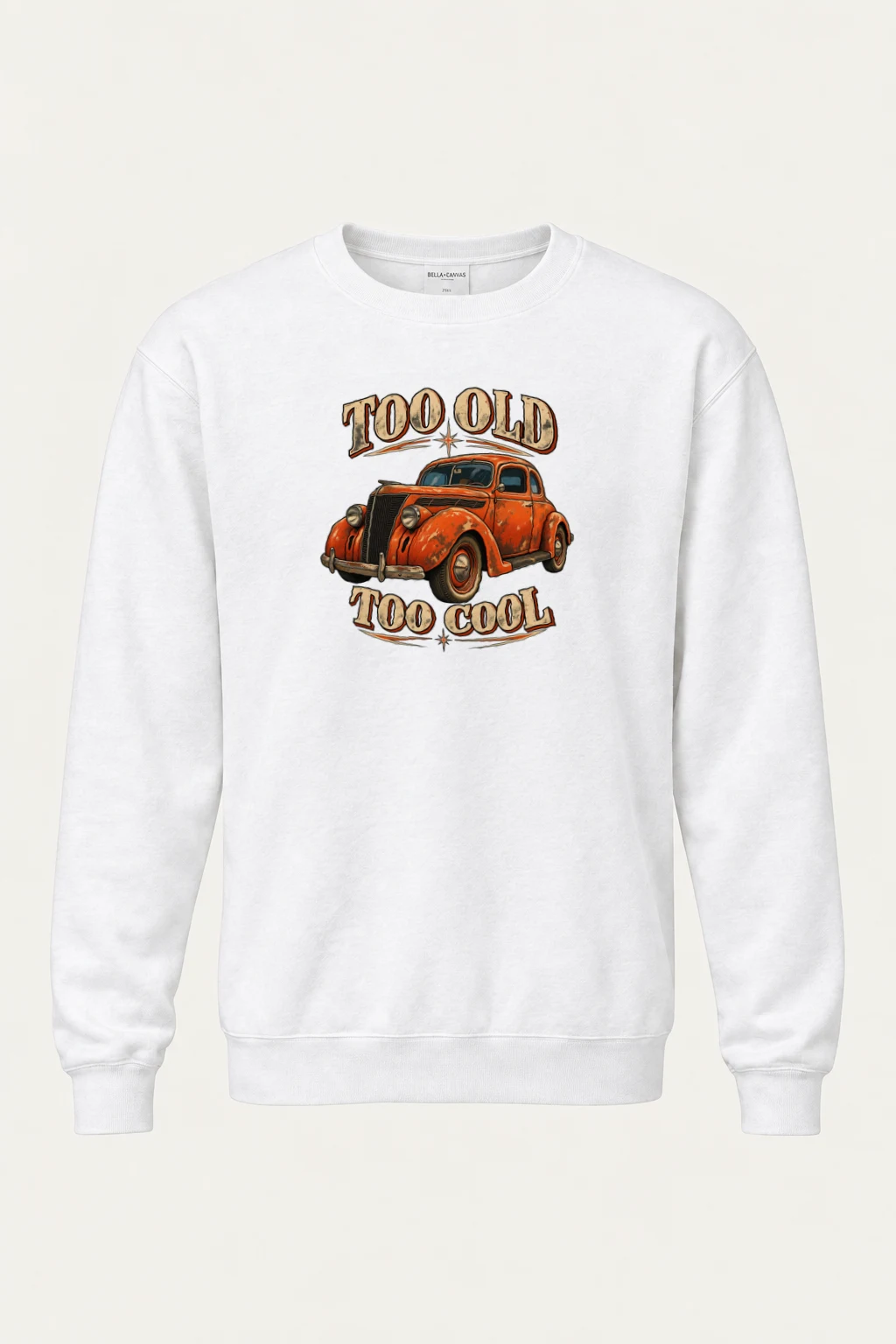 "Too Old Too Cool" Heavy Blend Unisex Crewneck Sweatshirt | Gildan 18000