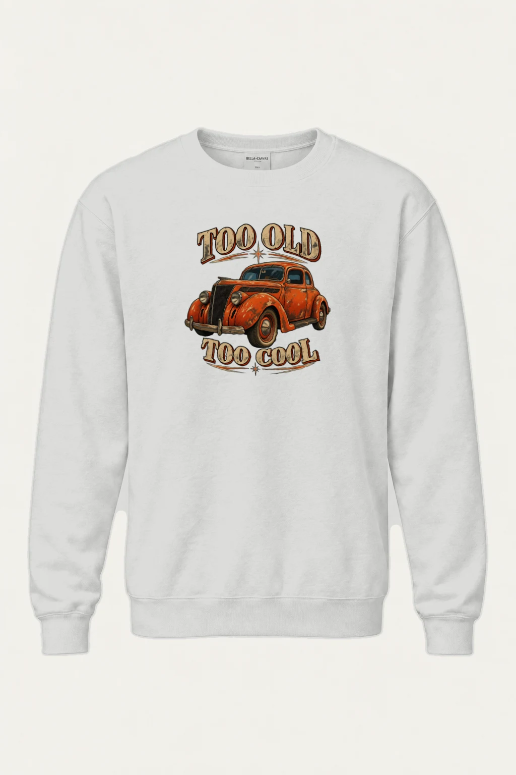"Too Old Too Cool" Heavy Blend Unisex Crewneck Sweatshirt | Gildan 18000